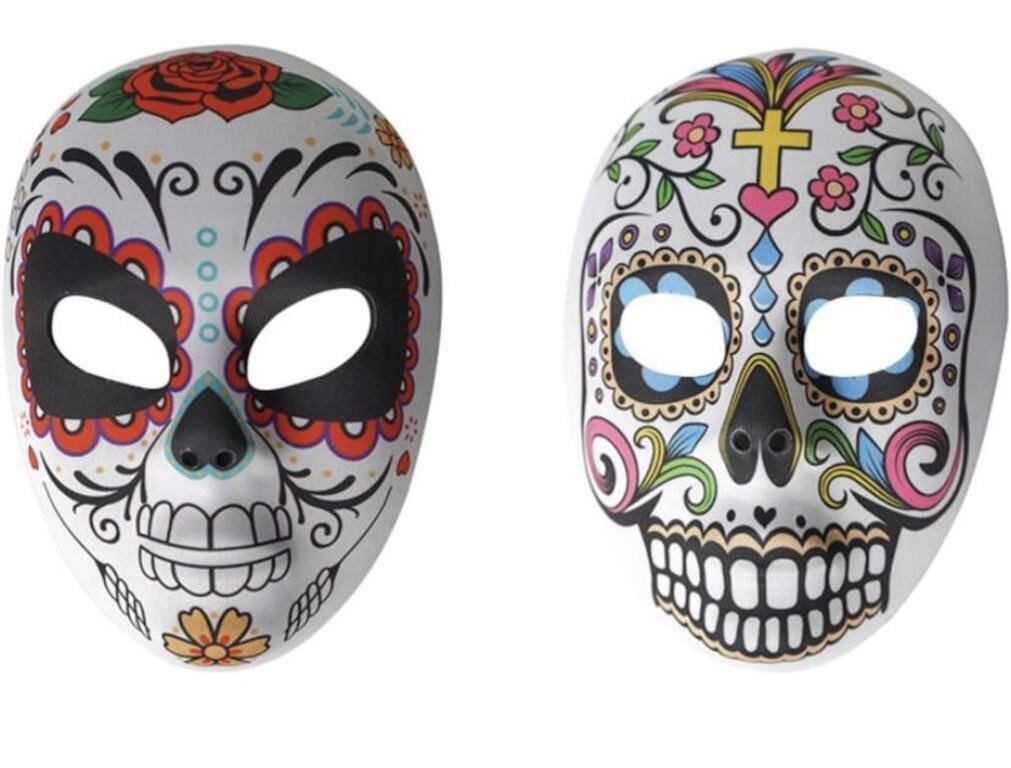 DAY OF THE DEAD MASK SUGAR SKULL FULL FACE MASK