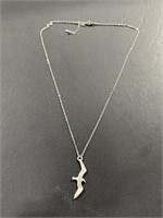 TAYLOR SWIFT SILVER SEAGULL NECKLACE
