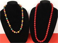 Multicolored Beaded Necklaces