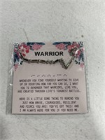 INSPIRATIONAL WARRIOR MORSE CODE BRACELET