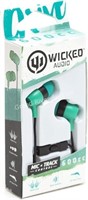 Lot of Wicked Audio Earbuds - Teal