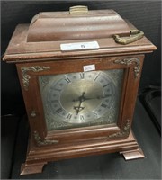 Hamilton 2 Jewel Wind Up Mantle Clock.