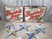 Bushkill Lager Beer Signs