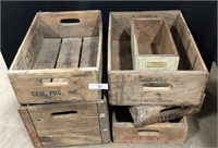Advertising Wooden Crates.