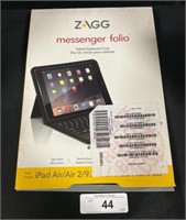 Zagg Messenger Folio Tablet Keyboard Case.