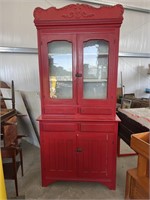 2pc Antique Hutch