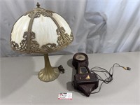 Vintage Boyco Wall Clock & Table Lamp