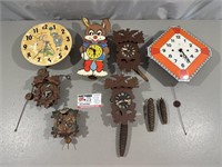 Wooden German Clocks and Others