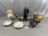 Hull Pottery, Nippon Dish, Statue, and More