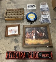 Advertising Coca-Cola Wooden Crate, Wall Decor.