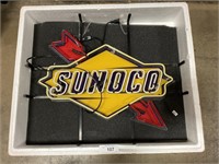 Advertising Sunoco Neon Sign.