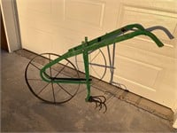 Walk Behind Cultivator Painted Green & Black