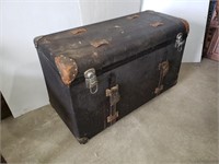 Leather Bound Trunk