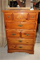 52" Tall Wooden Vintage Dresser