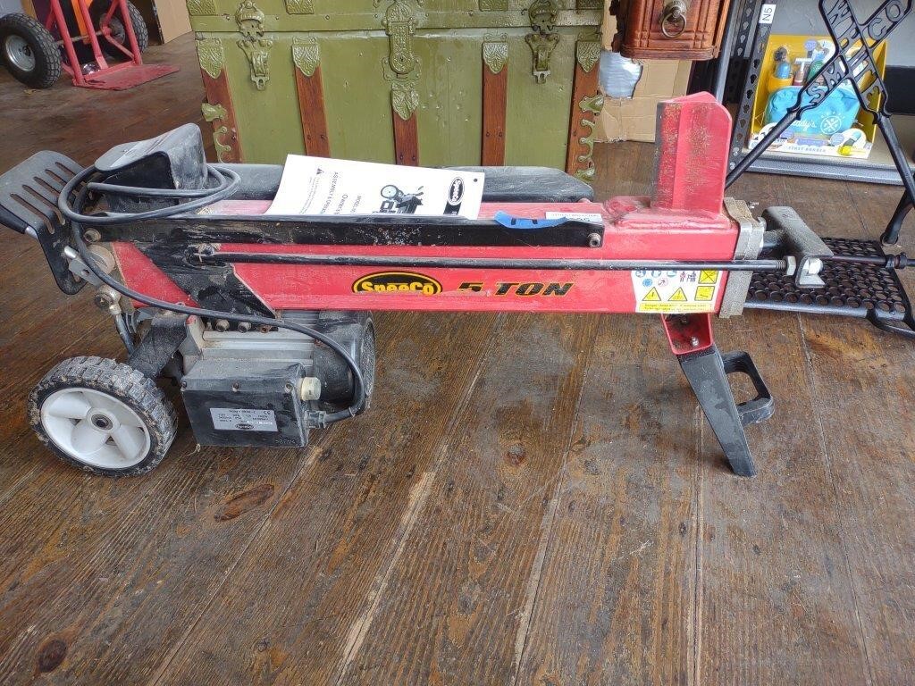 5 Ton electric /hydraulic log splitter