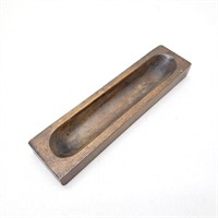 Wood rectangle incense holder