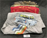 4 Harry Potter T-Shirts.