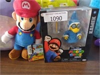 Super Mario Bros figurines (Mario plushy & KAMEK)