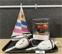 Hooters 30th Anniversary Goblet, Nautical