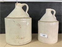 Stoneware Jugs.