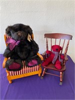 Teddy bears in chairs #334