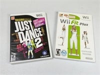 NIntendo Wii Games Just Dance 2 - Wii Fit Plus