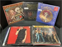 Records 45’s- Grateful Dead, Village People.