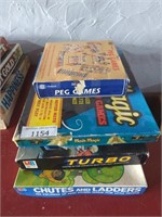 (4) Vintage Board Games