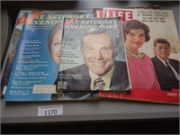 1957-1959 Life Magazines, 1977-1979 Sat Evening