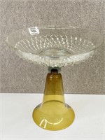 HUGE - Unique Glass Art - Vase / Candy Dish