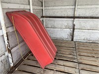 Red Poly Calf Sleigh