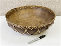 Large Decorative Wooden Bowl