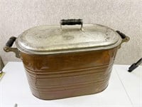 Vintage Copper Lidded Washtub