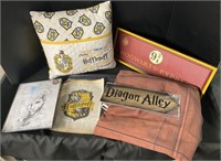 Harry Potter Lot, Backdrop, Pillow, Sign.