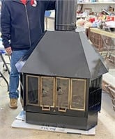 Preway Fireplace Wood Stove FB26F-A-BLK