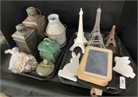 Seashells, Eiffel Tower, Mini Chalkboards.