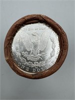 $20 Silver Dollar Roll w/ CC & S Tail Morgan Silve