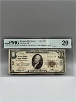 1929 PMG VF20 Centerville, Iowa $10 Note