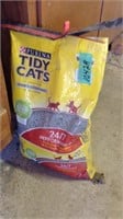 Half bag of cat litter