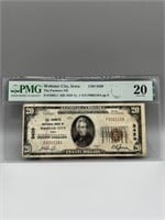 1929 PMG VF20 Webster City, Iowa $20 Note