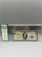 1929 PCGS F15 Davenport, Iowa $10 Note