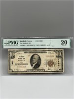 1929 PMG VF20 Keokuk, Iowa $10 Note