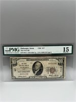 1929 PMG Choice F15 Dubuque, Iowa $10 Note
