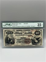 1929 PMG VF25 Mason City, Iowa $10 Note