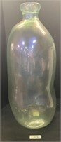 Large Iridescent Glass Vase/Jar.