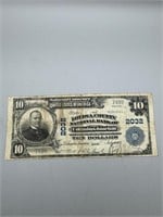 1902 Columbus Junction, Iowa $10 Note
