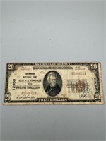 1929 Shenandoah, Iowa $20 Note