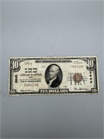 1929 Cedar Rapids, Iowa $10 Note