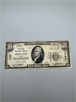 1929 Sioux City, Iowa $10 Note
