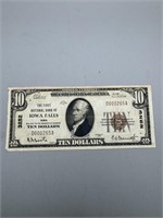 1929 Iowa Falls, Iowa $10 Note